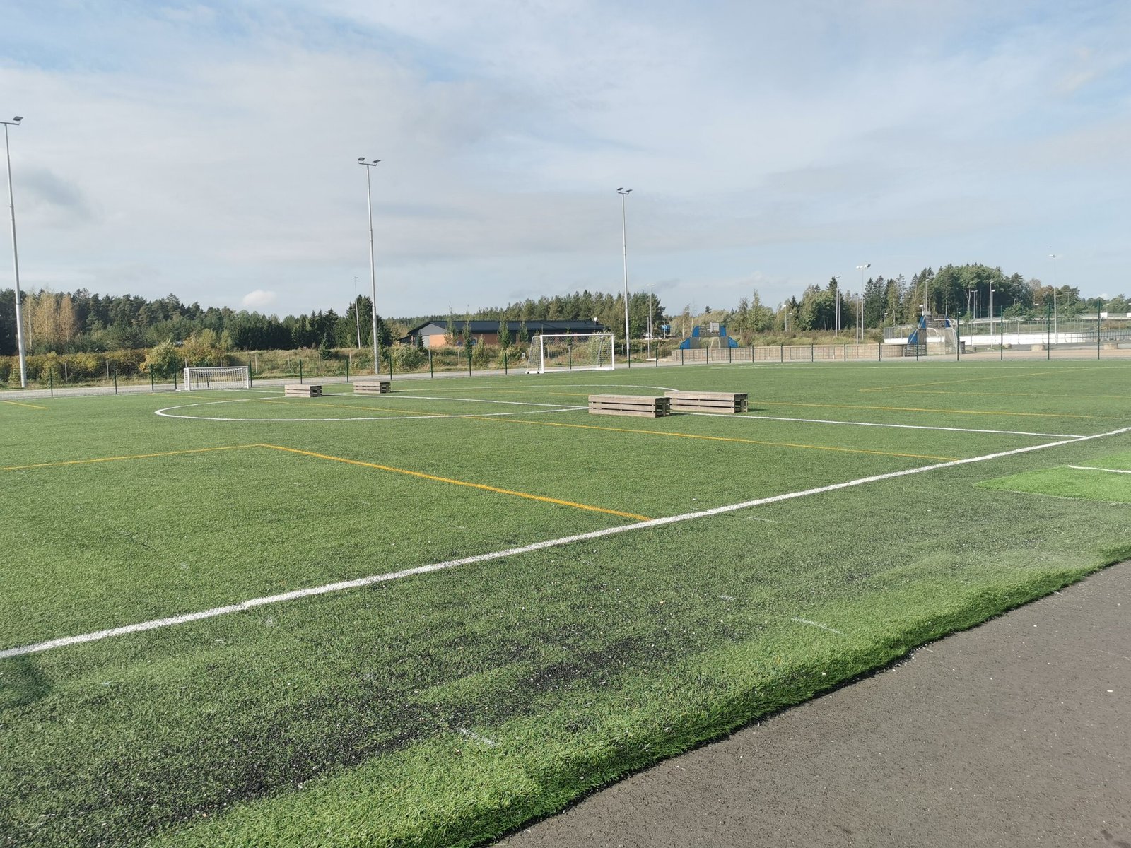 Vanhan jalkapallokentän uudelleen levitys